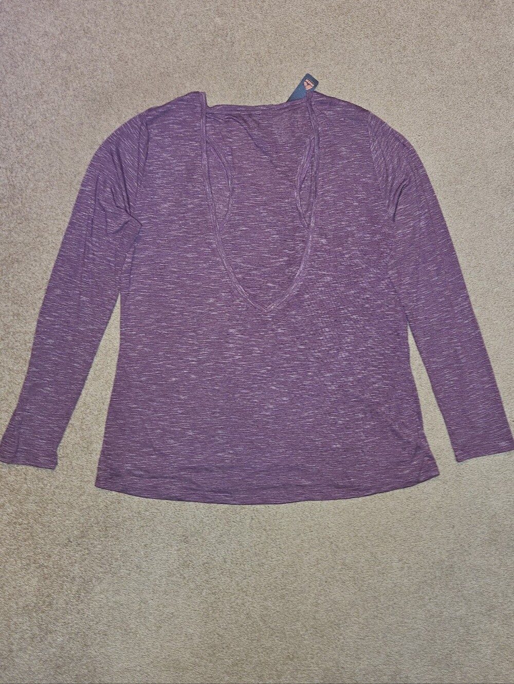 RBX Heathered Mauve Pink Active Top - Picture 2 of 4